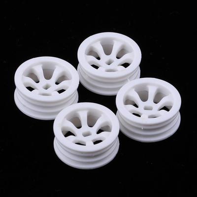 Durable Plastic Wheel Rims White for K979/K989 Spare Parts, Pack of 4
