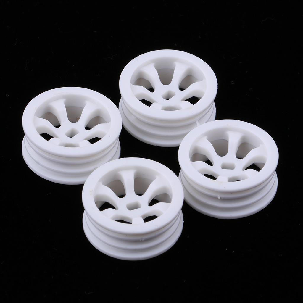 

Durable Plastic Wheel Rims White for K979/K989 Spare Parts, Pack of 4