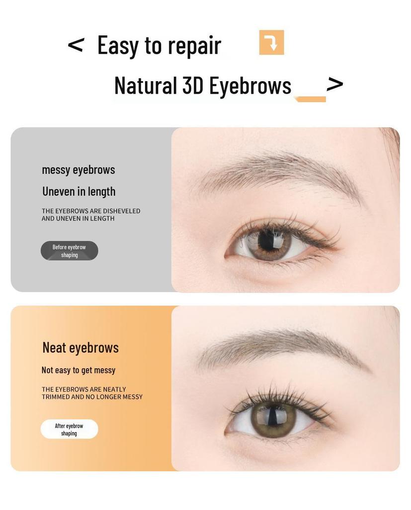 Beauty Method Stainless Steel Eyebrow Trimmer Tool with Comb & Scissors for Beginners