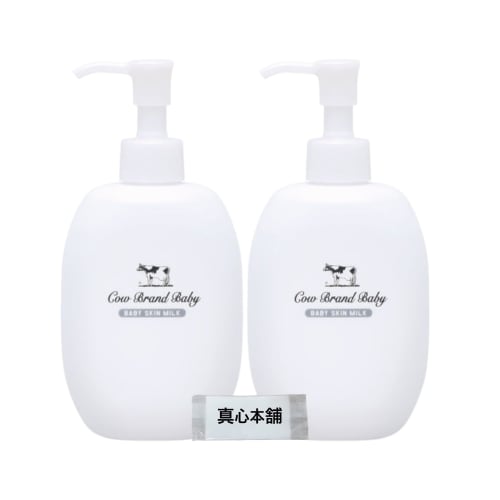 

Bulk Purchase: Cow Brand Baby Skin Milk, 300g (Pack of 2), Moisturizing Emulsion, 90% Food Ingredients, Gentle on Eyes, Additive-Free, Hypoallergenic