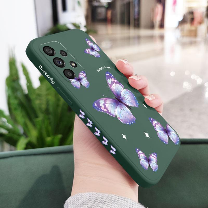Dream Butterfly Case For Samsung A56 A54 A36 A34 A26 A24 A17 A16 A73 A53 A33 A13 A72 A52 A52S A32 A15 A25 A35 A55 A22 A07 A06 5G