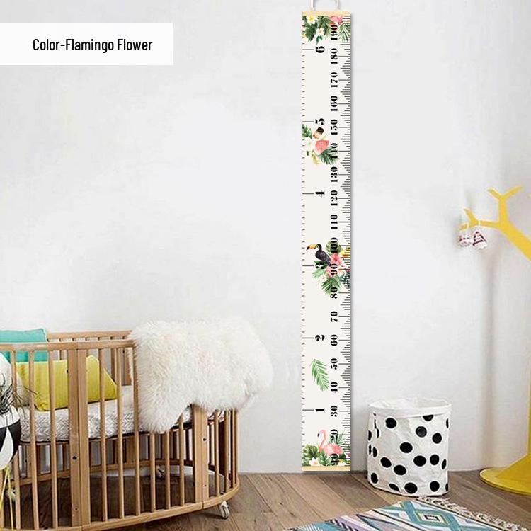 

Черно-белая скандинавская минималистичная настенная подвеска-ростомер для детской комнаты