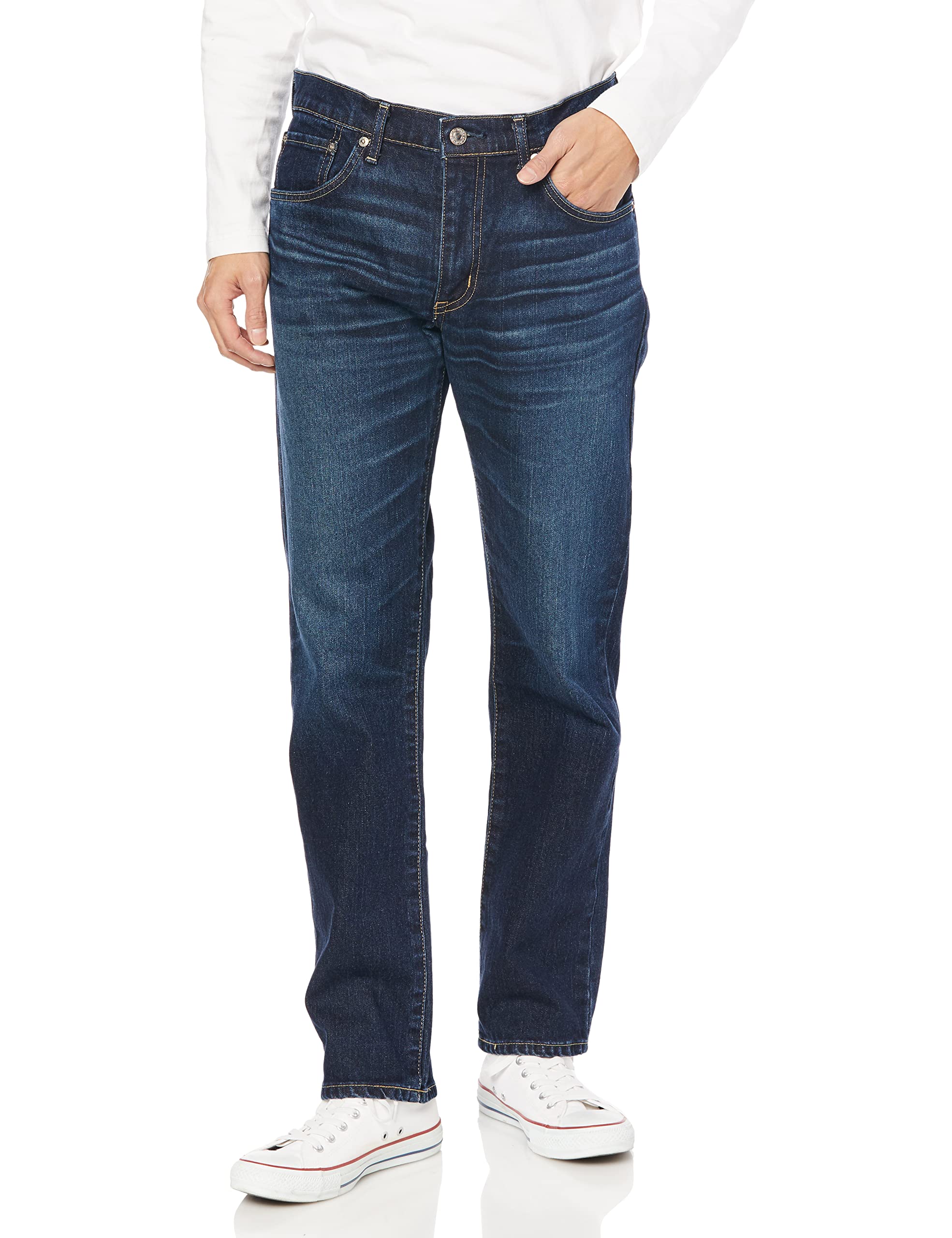 

Деним Обычный Обычный Сделано в Темном Размер 28 [EDWIN] Брюки, Джинсы, Прямые, Япония, EQB002, Мужские, Синий,