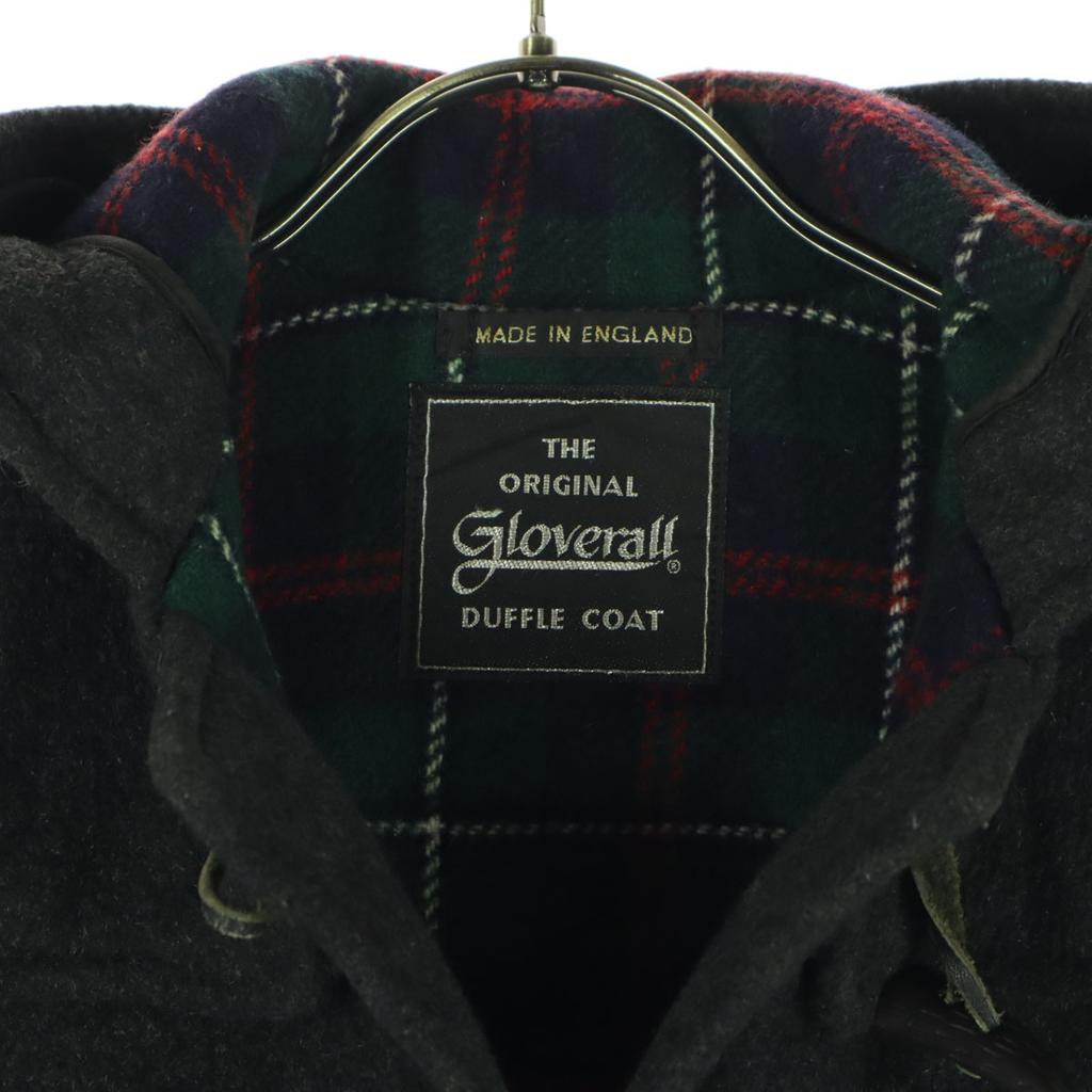 Gloverall Made In the UK Long Sleeve Duffel Coat 9 Gray Women Used