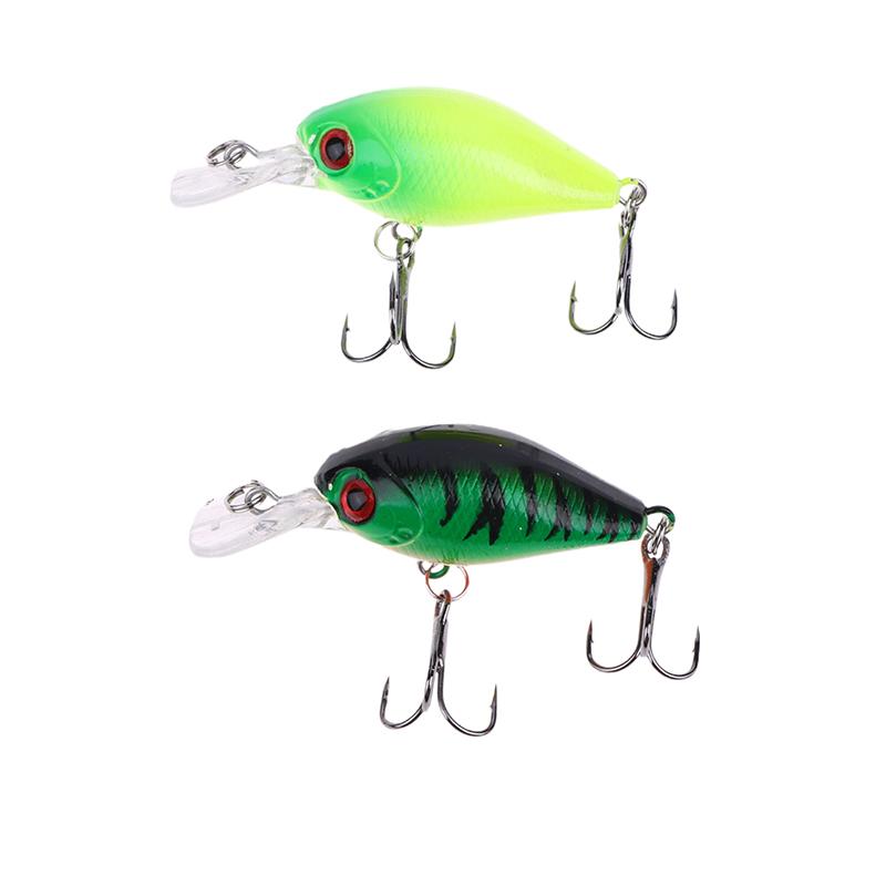 5 Stück/Box Kurbelfisch Rock Fish Barsch Angelköder Set 4,4G Künstliche Köder Oberflächenköder Kurbel Wobbler Angelzubehör