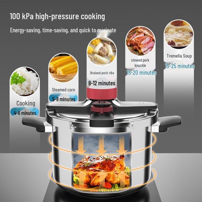 KOBACH 304 Stainless Steel Pressure Cooker