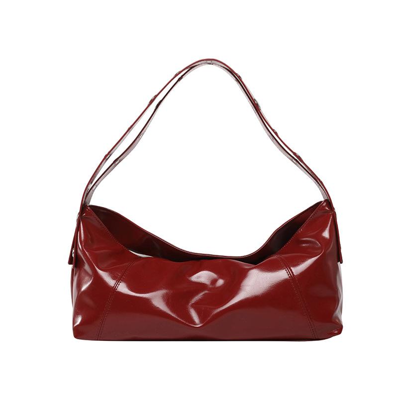 

Women s Bag New Fashion Casual Texture Armpit Bag Shoulder Bag Messenger Bag красный