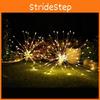 Firework Copper Led Fairy Wire String Lights Remote Control Christmas Decor