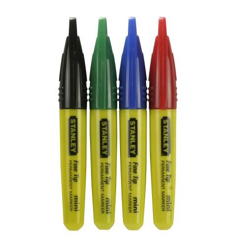 Stanley Mini Permanent Marker Pen (Pack of 4)