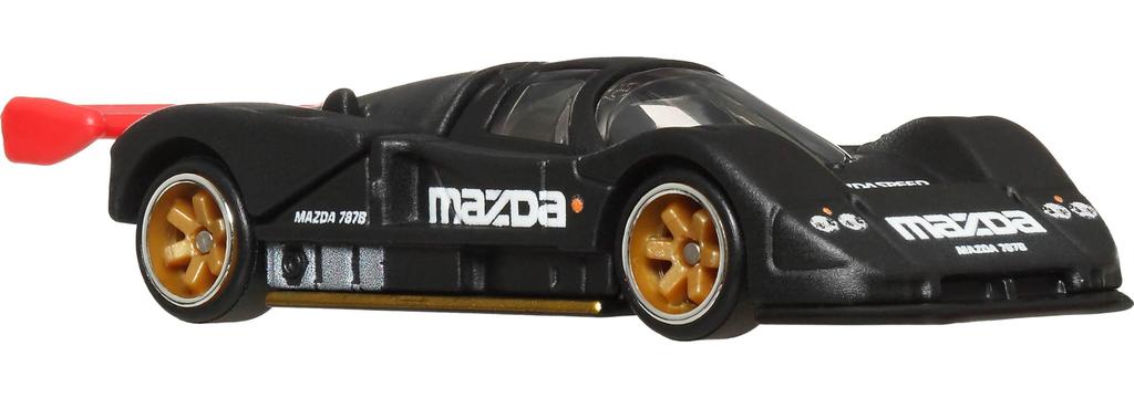 Hot Wheels Car Culture Hammer Drop Mazda 787B Vehicle Toy Diecast Car for Ages 3 and HRW08 Up, Black,