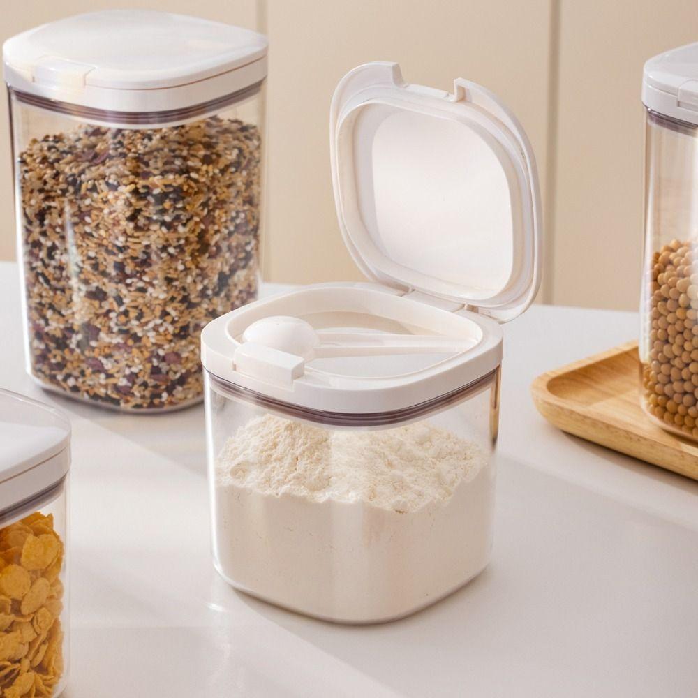 Dust-proof Grain Storage Tank Sealed Food Storage Box Kitchen Storage Jar Food Container  Rice