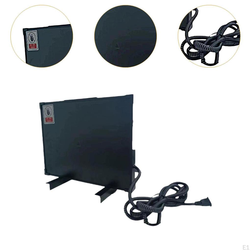 Chicks Brooder Heater US Plug Stainless Steel Compact Board Chicken Breeding Heating Plate Warming