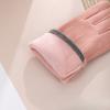 Warme Handschuhe Dreireihiges Kaninchenplüsch Herren- und Damenmode Touchscreen Kältefest Plus Samt Outdoor Radfahren Herbst- und Winterhandschuhe
