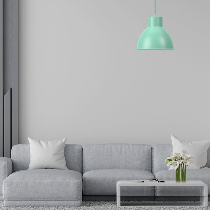 Suspension décorative 1xE27 23W IP20 – Métal vert