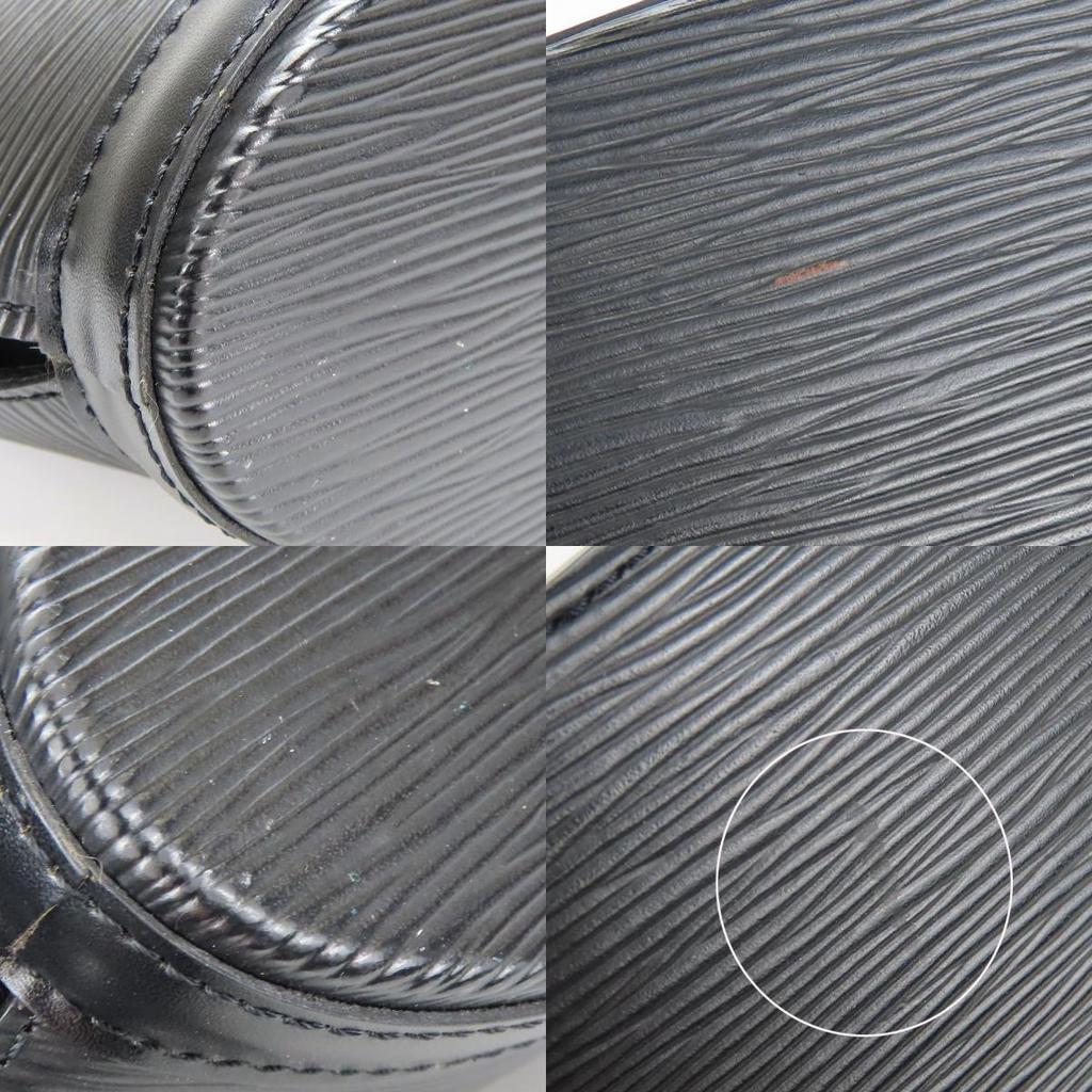 Used LOUIS VUITTON Tote Bag Sun jack M52272 Epi Leather Noir black