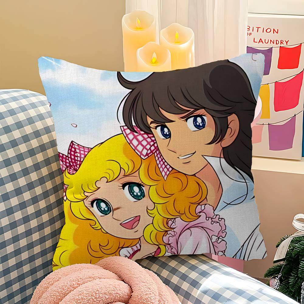 Classic Anime C-Candy C-Candy Pillow Cushion Cover Pillowcase Living Room Sofa Home Decor Customized