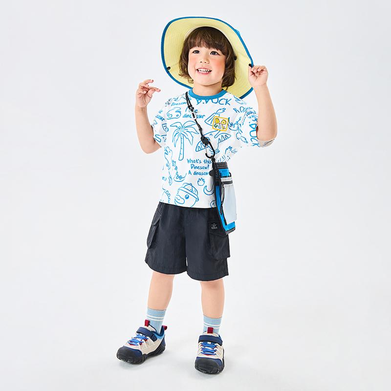 Yellow Duck Children's Clothing 2026 Summer New Printed Design Men's and Women's T-shirts Cute Short Sleeves