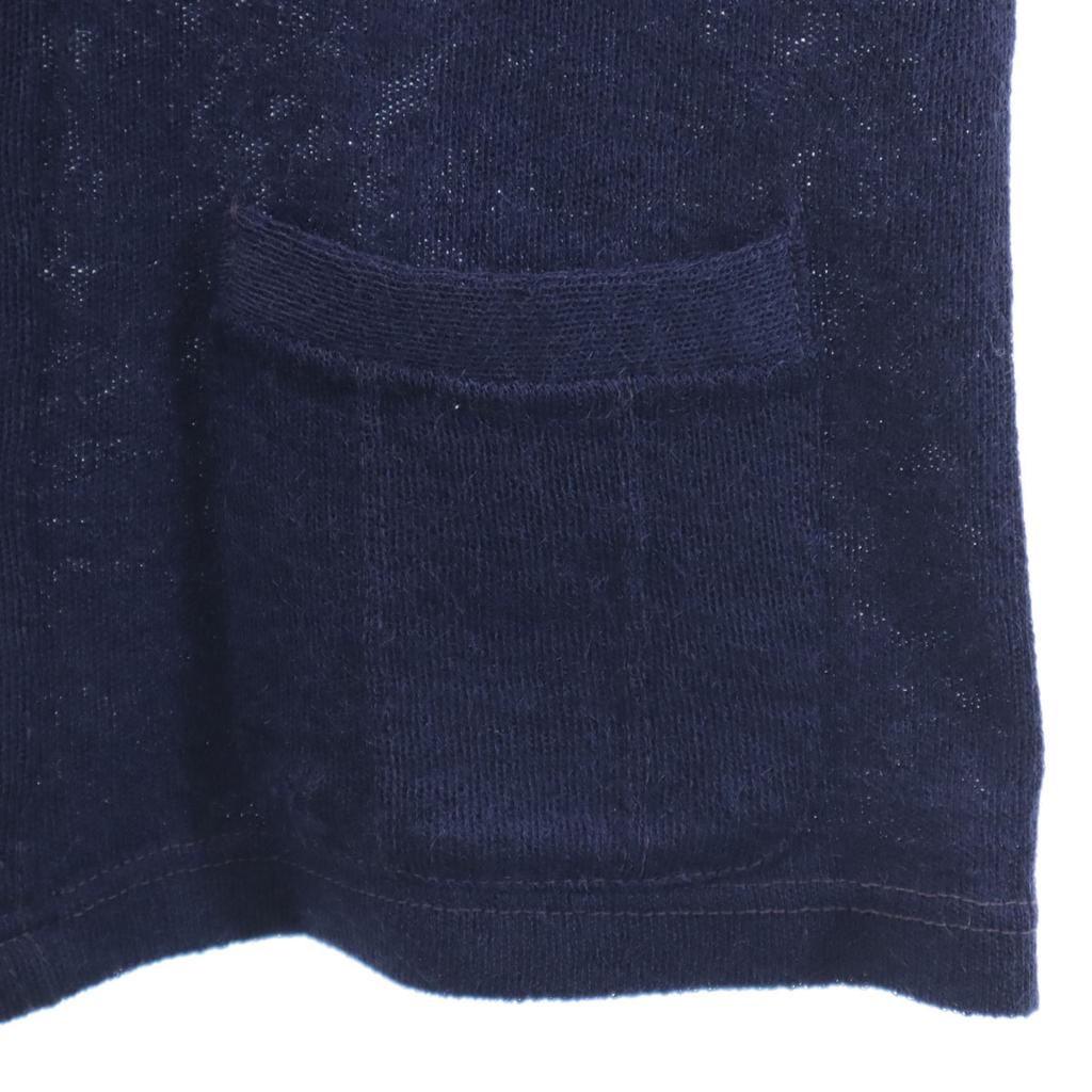 Campus 50s Vintage Wool Blend Long Sleeve Cardigan 42 Navy Men's Used