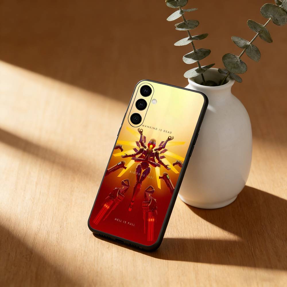 U-ULTRAKILL the world looks red  Phone Case For Samsung Galaxy A20,21s,22,31,32,52,53,72,73,80,91 Soft Black Shell