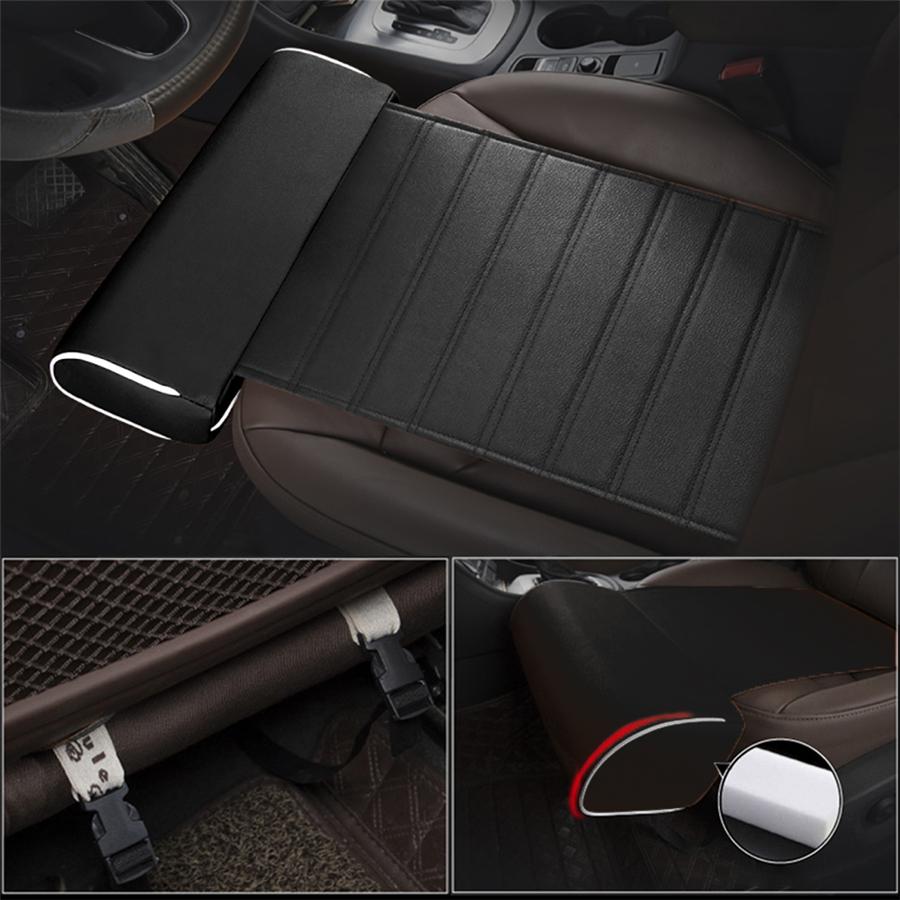 Univerzální polštář do autosedačky, opěrka nohou, delší polštář do autosedačky, kožený polštář na nohy, opěrka kolen, opěrka stehen