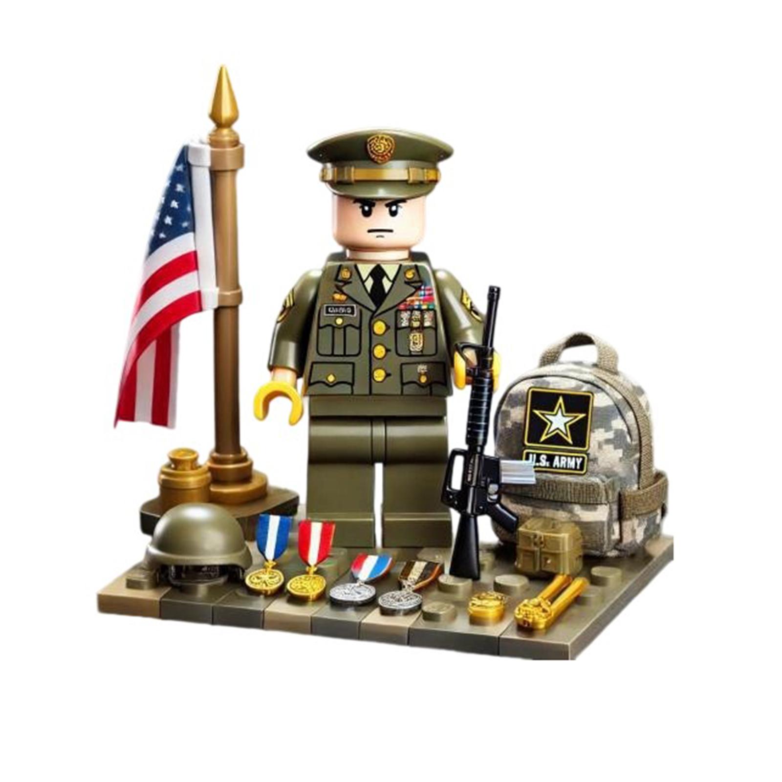 

Small Building , Military Ornaments, Puzzle Assembly Toys, Soldier Scenes, Dolls One Size