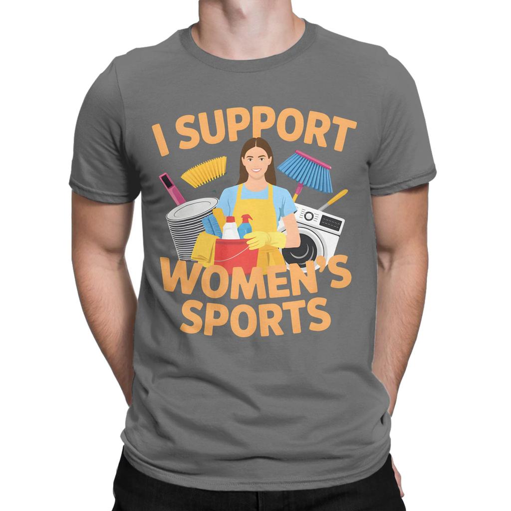 Unisex TShirts I Support Unisexs Sports Strong EmpowerUnisext Novelty Pure Cotton Tee Shirt Short Sleeve T Shirts O Neck Clothes