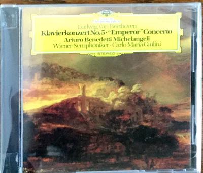 CD MICHELANGELI (ARTURO BENEDETTI), BE - Beethoven: Piano Concerto No. 5 Emp POCG1303 Japan ObiClassical Used