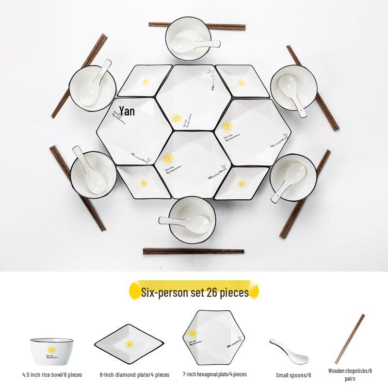 

Naijiang European Style Ceramic Dinnerware Set
