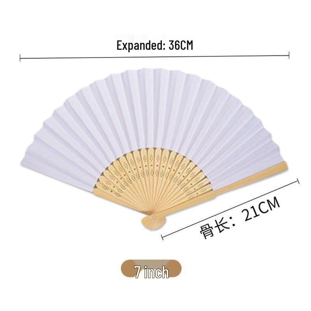 

Детский бамбуковый складной веер «Сделай сам» - Набор для росписи граффити в китайском стиле 36*21 cm