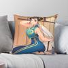 Street Fighter ChunLi Locker Room Square Pillowcase Polyester Linen Velvet Pattern Zip Decor Sofa Seater Cushion Cover