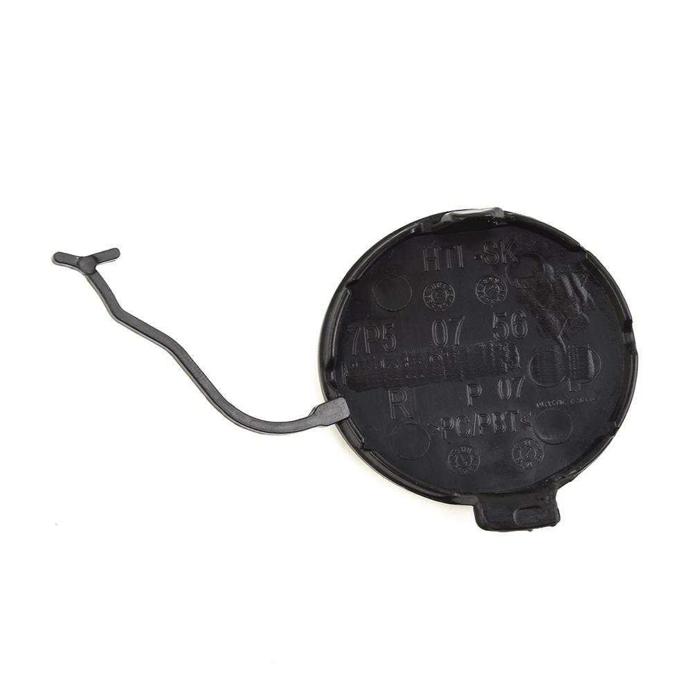 95850515600 Left Front Tow Hook Bumper Tool 2 Pcs Front Bumper BLACK Drag Hook Eye Cover New Plastic Unpainted China Mainland