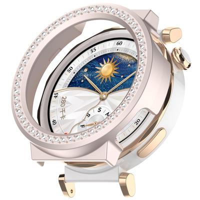 Bling PC Hollow Case For Huawei Watch GT5 4 41mm Cover Skin Samrt Strap Diamond Crystal Bumper Protector GT5 41mm