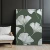 Minimalist Ginkgo Biloba Leaves Poster Minimalist Ginkgo Biloba Leaves Poster, 50X70 Cm, Black Aluminum Frame, 230 Gsm Matte Paper