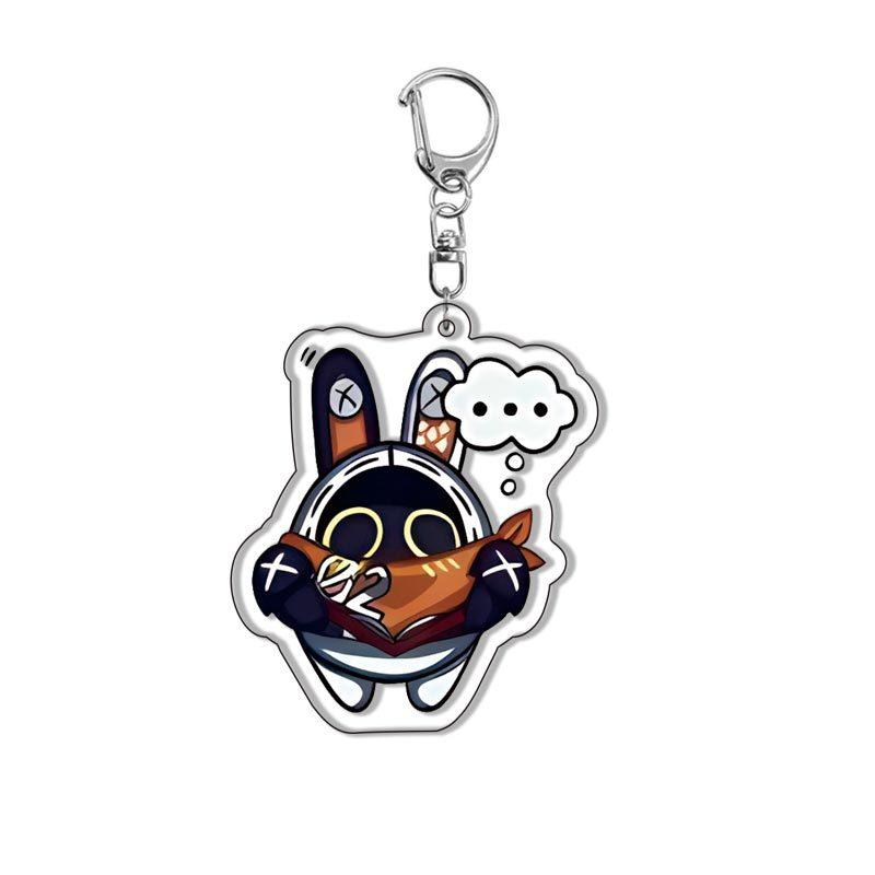 

New Game Zenless Zone Zero Keychain The Bangboo Cute Billy Pendant Car Key Chain for Accessories Bag Keyring Jewelry Fans Gifts