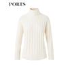 PORTS Women's Cashmere Blend Half-Turtleneck Sweater