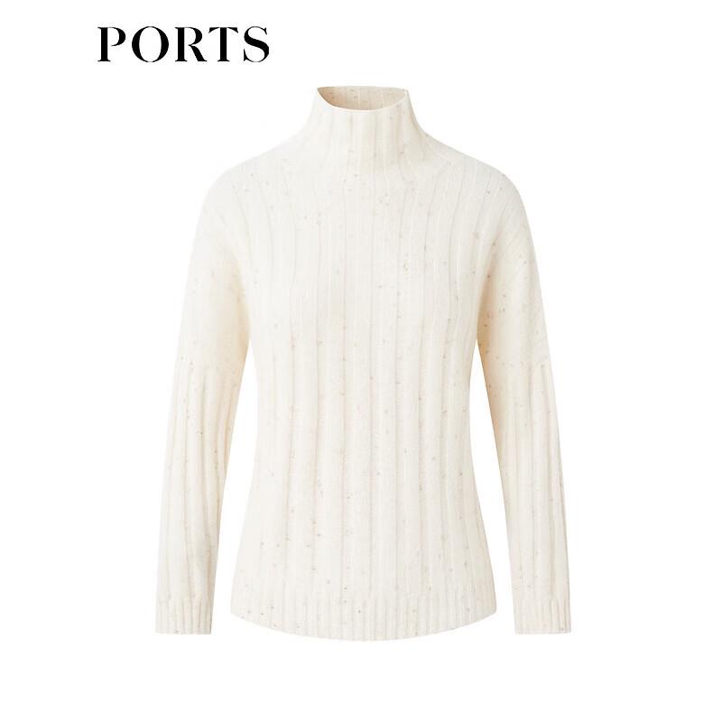 PORTS Women's Cashmere Blend Half-Turtleneck Sweater