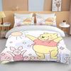 Winnie the Pooh Bear Bedding Sets Comforter Quilt Bed Cover Duvet Cover Pillow Case 2-3 Pieces Sets Kids Adult Size