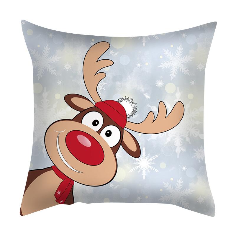 Cartoon Pillowcases Christmas Nordic Cross-border Special for Living Room Bedroom Cushion Cushions