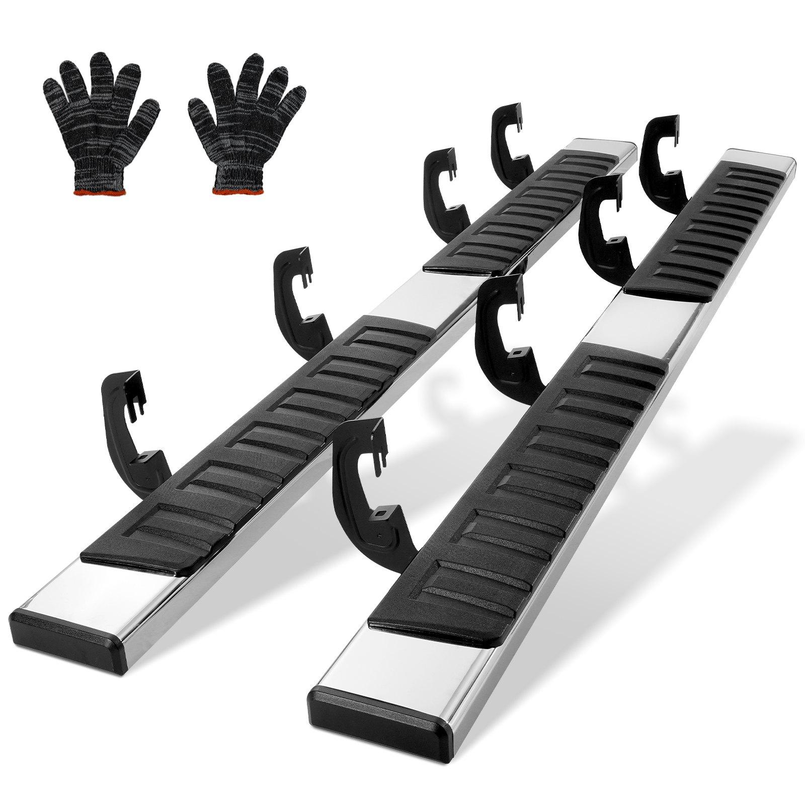 6 Zoll Trittbretter Kompatibel Mit 2007–2018 Chevy Silverado/gmc Sierra 1500 Crew Cab/2019 2500Hd 3500Hd 1500 Ld,tragkraft 227 Kg, 2-Teilig