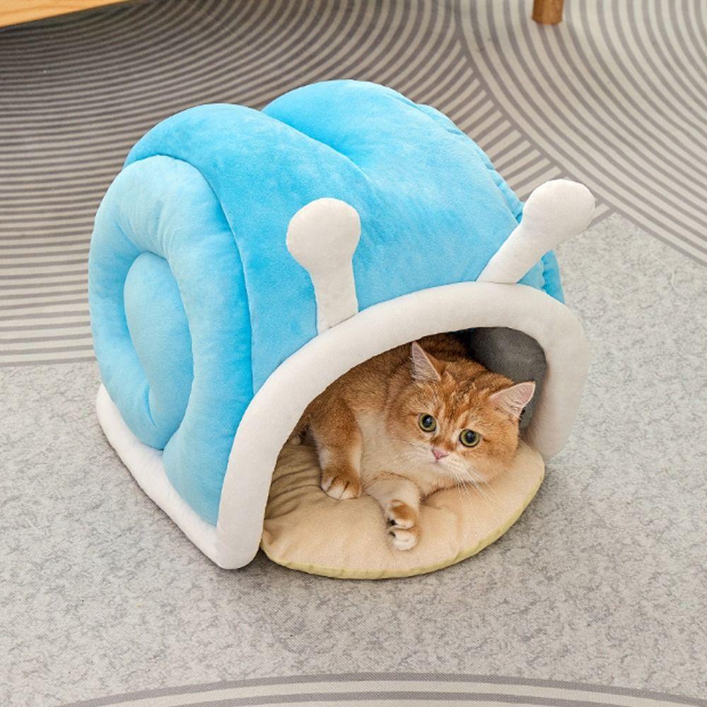 Cartoon Dog House Warm Cat Sleeping Bag Washable Kitten Cave  for Kitten Puppy Cats