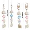 Artistic Kite and Wind Bell Camera Keychain Musical Mobile Chain Resin Craft Ornament For Phone Keys Accessories