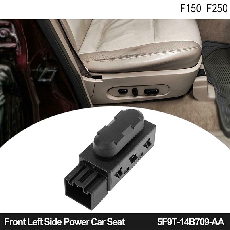 Car Power Seat Adjust Control Switch Accessory For Ford Mustang Explorer Fusion F150 F250 5F9T14B709AA