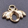 5pcs 18k Real Gold Plated Animal Pendant Stainless Steel Butterfly Charm For Jewelry Making Supplies Papillons Fuxk Men Pendants