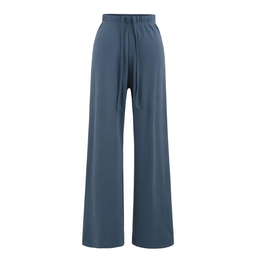 Retro Low-Rise Drawstring Straight Leg Sweatpants