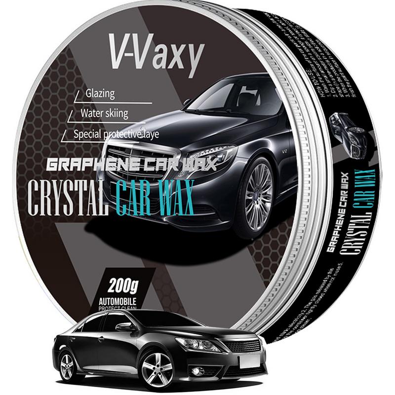 220g Car Wax Crystal Plating Hard Glossy Wax Layer High-Gloss Black Ceramic Surfaces Coating accessories for vehicles