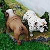 Bulldog Pvc Animal Model Large Toy For Kids Educational Display