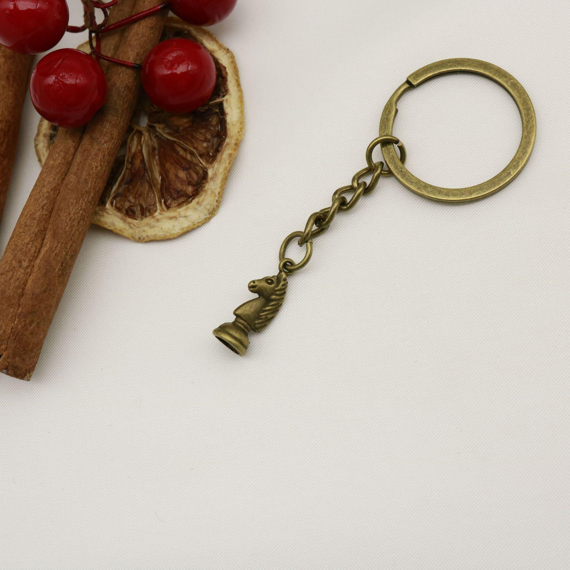 Hot Selling Simple Chess Keychain Pendant
