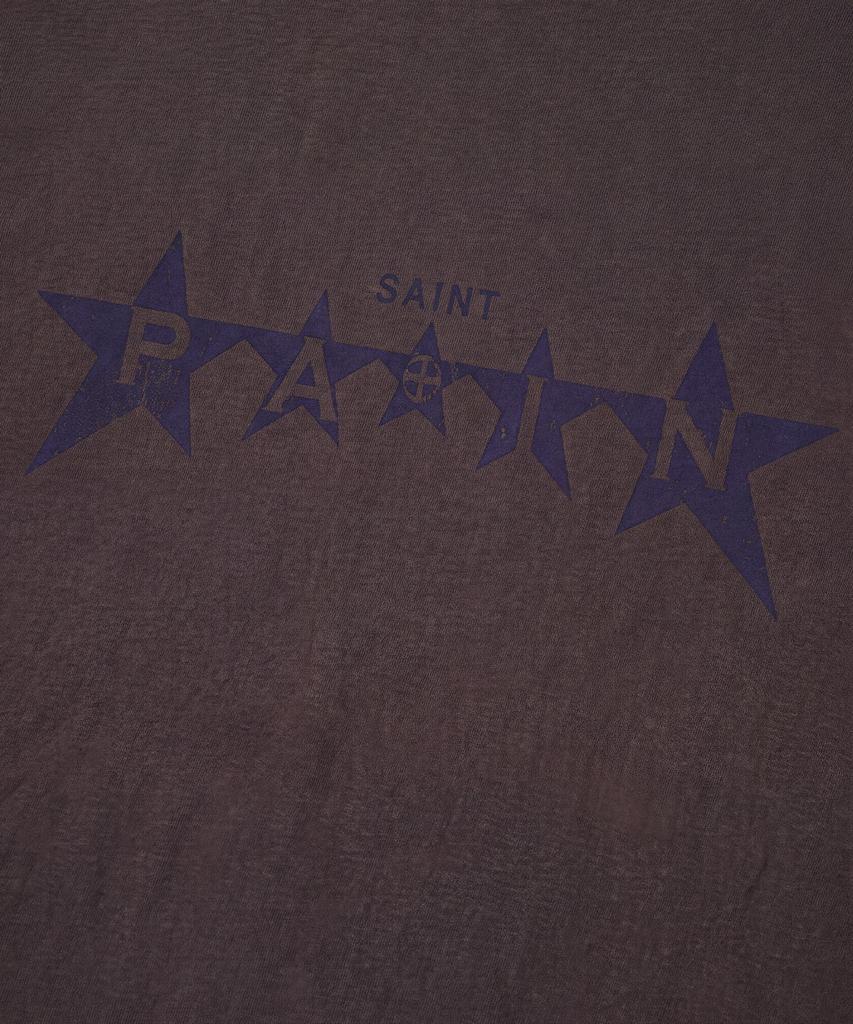SAINTPAIN Sp Maglietta a Maniche Corte Saint Star Marrone