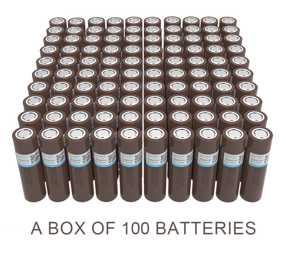 VariCore 3.7V 3000mAh 18650 Lithium Battery with Nickel Tabs, 15A Discharge