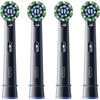 Têtes De Brosse À Dents - ORAL-B - Pro Cross Action - 4 Pièces - Couleur Noir - Pour Adultes